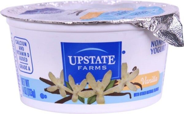 Upstate Farms Vanilla Nonfat Yogurt 4oz
