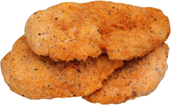 Tyson Red Label Fully Cooked Hot & Spicy Select Cut Chicken Breast Filet Fritters, 3.5 oz.