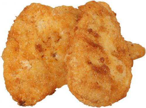 Tyson Red Label Fully Cooked Golden Crispy Select Cut Chicken Breast Filet Fritters, 3.5 oz.