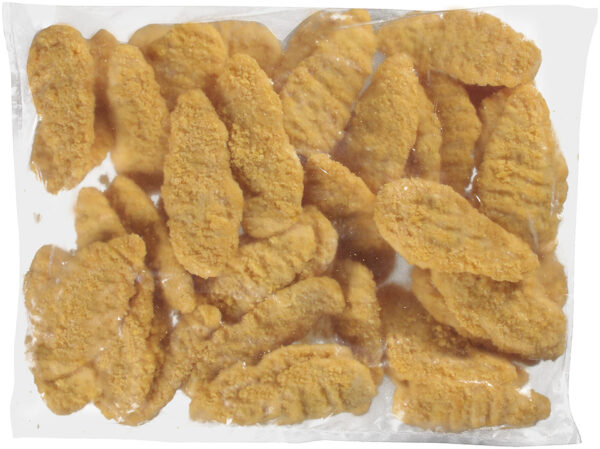 Tyson Red Label Uncooked Golden Crispy Select Cut Chicken Tender Fritters