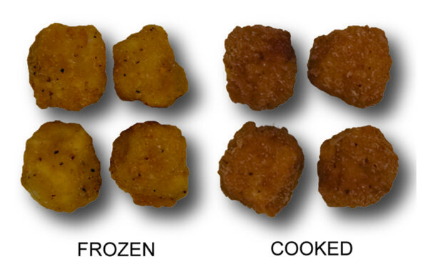 FULLY COOKED MILD POPCORN STYLE CHICKEN BREADED CHICKEN BREAST MEATWITH RIB MEAT