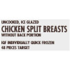 Tyson All Natural IF Unbreaded Chicken Split Breasts with Ribs, Without Back Portion