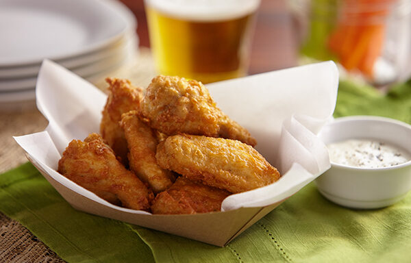 Wing Dings Fully Cooked Gourmet Seasoned Breaded Chicken Wings