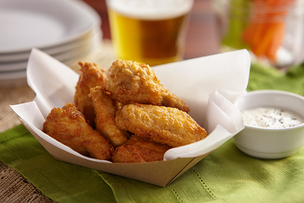 Wing Dings Fully Cooked Gourmet Seasoned Breaded Chicken Wings