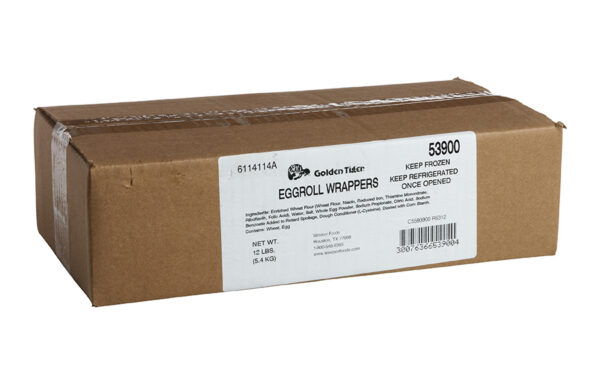 GOLDEN TIGER – Egg Roll Wrapper 6.5″ x 6.5″ – 12/1 lb (19-21pc/lb)