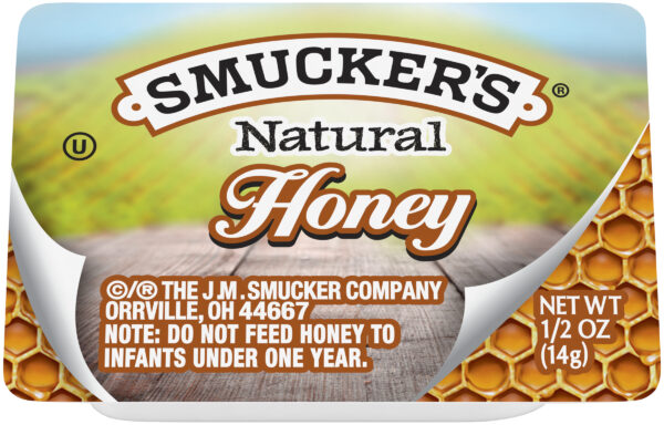 Smucker’s 1/2 Ounce Pure Honey Plastic