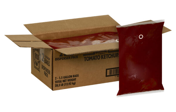 Heinz Ketchup Dispenser Pack, 1.5 gal., 2 per case