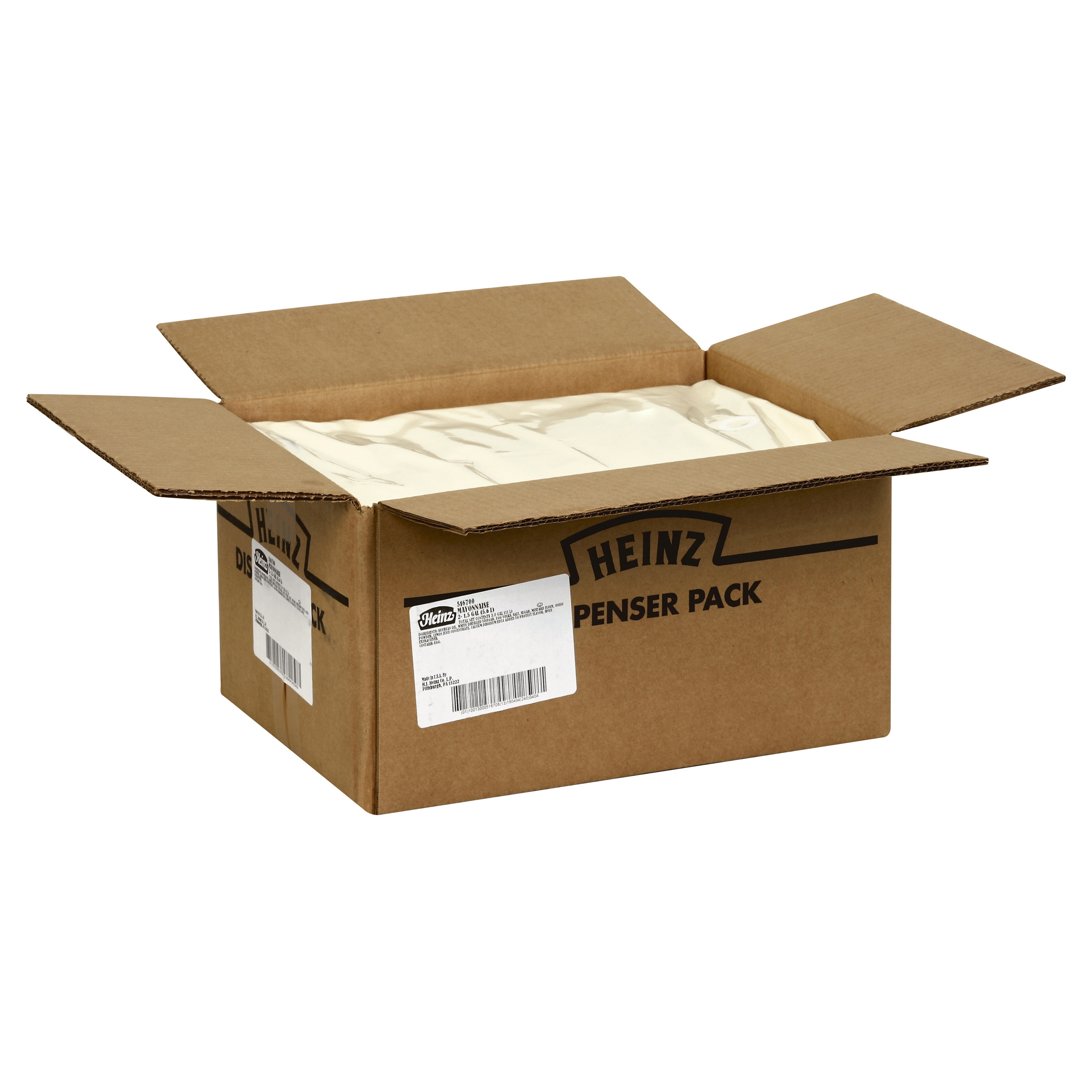 Heinz Mayonnaise 1.5 Gal. Dispenser Pack, 2 per Case Feesers