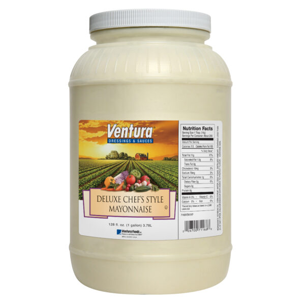 Ventura No Trans Fat Mayonnaise 4/1 Gallon Jar Feesers