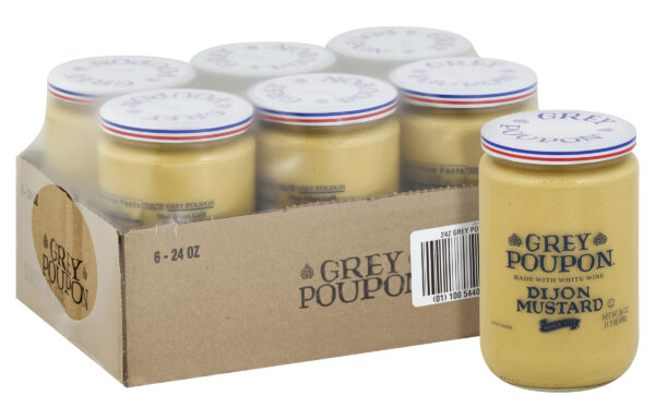 Grey Poupon Dijon Mustard, 6 ct Casepack, 24 oz Jars