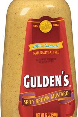 GULDEN’S SPICY BROWN MUSTARD 12 OZ