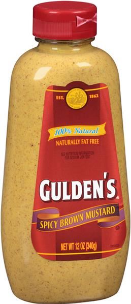 GULDEN’S SPICY BROWN MUSTARD 12 OZ