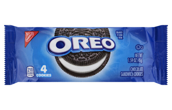 OREO COOKIES 4CT SLEEVE PACK CHOCOLATE 1.59 OZ