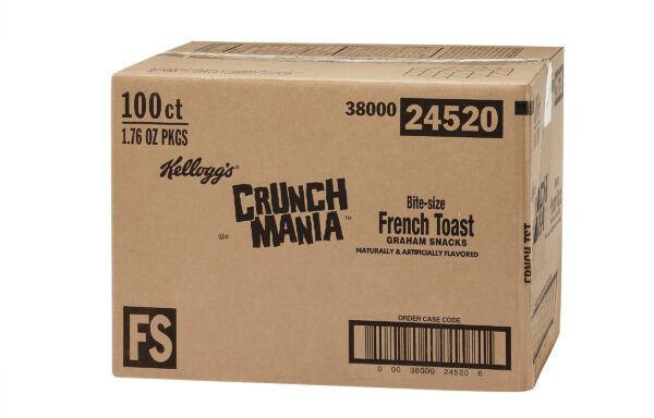 Kellogg’s Kellogg Cracker Brand Eggo Cinnamon French Toast 1.76oz 100ct
