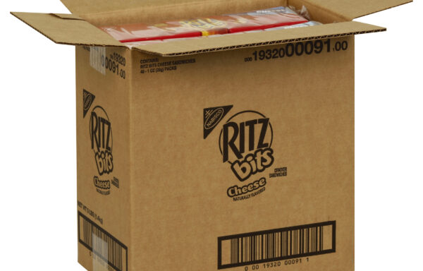 RITZ BITS CHEESE CRACKERS 1 OZ 4 x 12