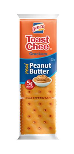 Lance Sandwich Crackers, ToastChee Peanut Butter, 20 Count