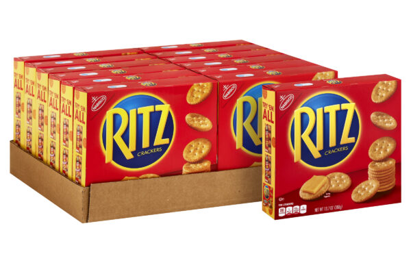 NABISCO RITZ ORIGINAL CRACKERS 13.7 OZ x 12