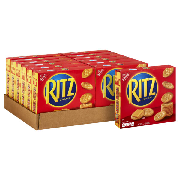 NABISCO RITZ ORIGINAL CRACKERS 13.7 OZ x 12