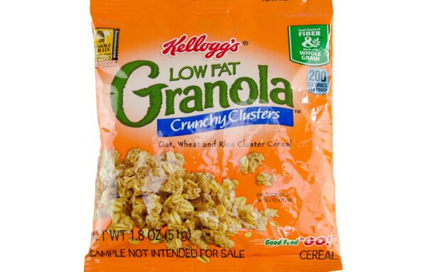 Kellogg’s Low Fat Granola Cereal Crunchy 2oz 48ct