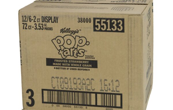Kellogg’s Pop-Tarts Whole Grain Frosted Strawberry 20.3oz 72ct