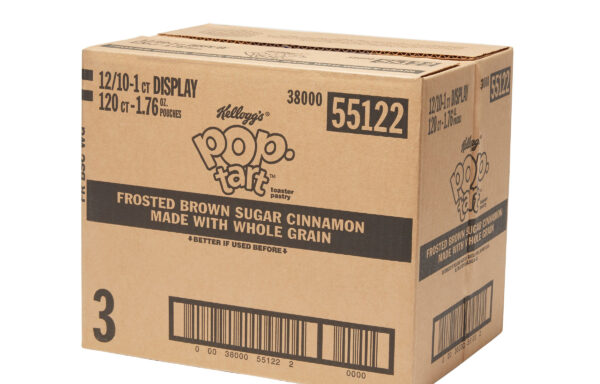 Kellogg’s Pop-Tarts Whole Grain Brown Sugar Cinnamon 16.9oz 120ct