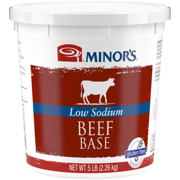 Minor’s Beef Base Low Sodium (No Added MSG) Gluten Free 4 x 5 pound