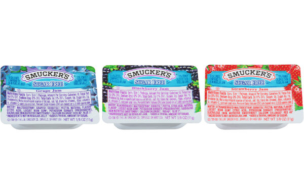 Smucker’s 3/8 Oz Sugar Free Assortment Plastic