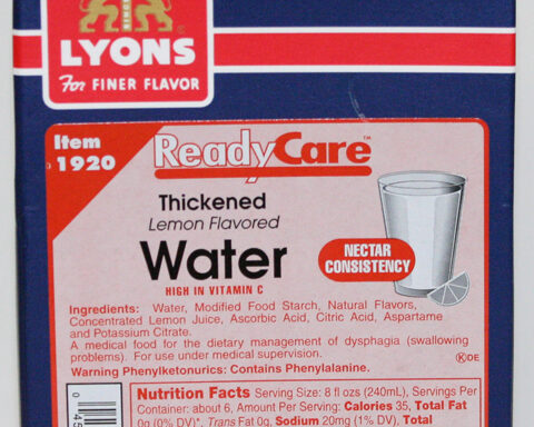 RC LEMON FLAVORED THICKENED WATER – NECTAR