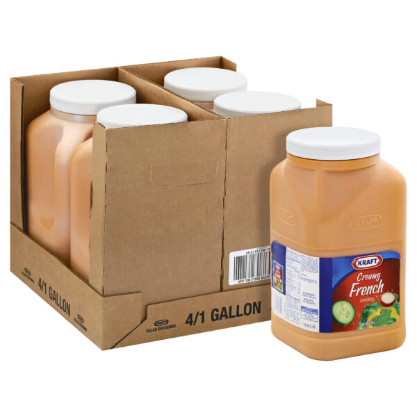 KRAFT Creamy French Salad Dressing, 1 Gal. Jugs (Pack Of 4)