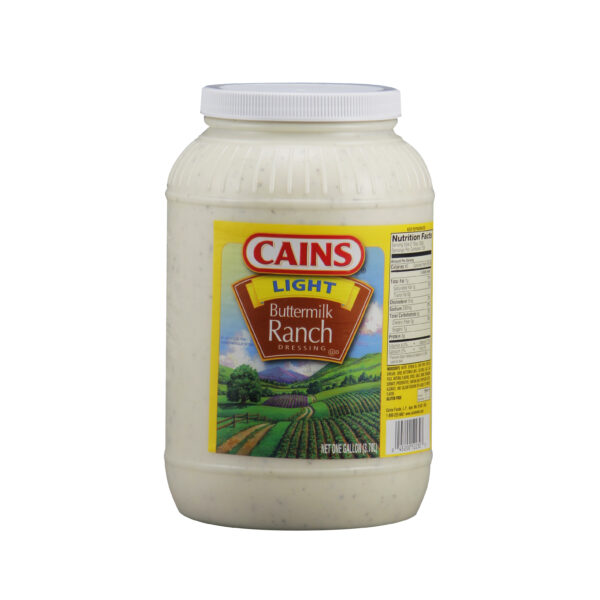 CAINS 1 GAL REFRIGERATED LIGHT RANCH DRESSING-CASE OF 4