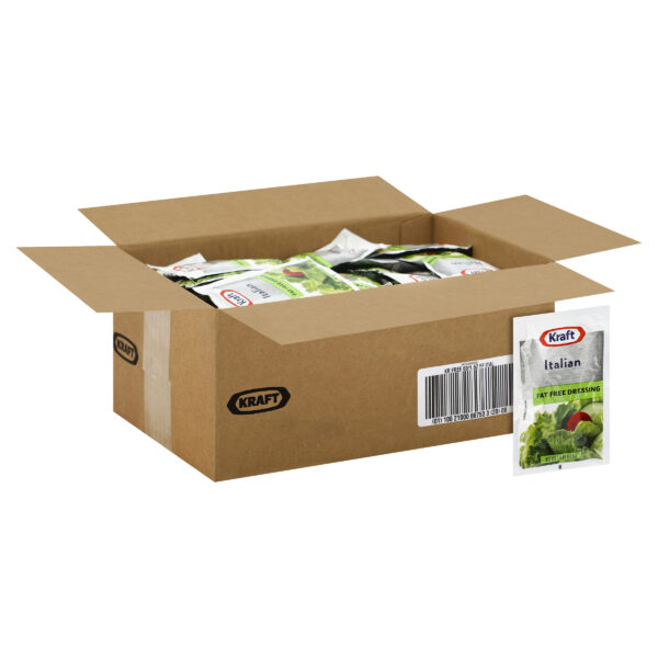 Kraft Fat Free Italian Dressing, 1.5 oz. Packets, 60 per case