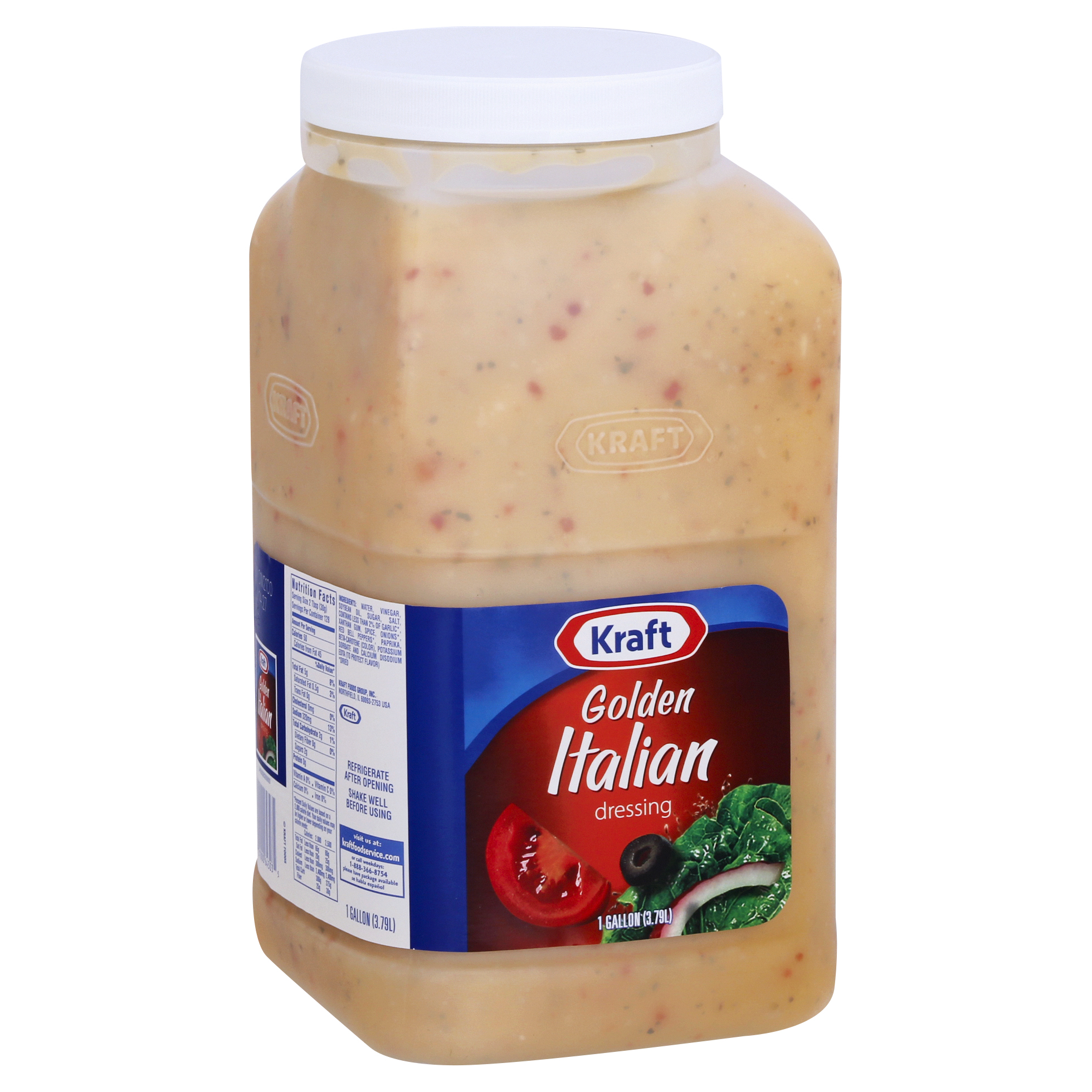 Kraft Golden Italian Salad Dressing, 4 ct Casepack, 1 gal Jugs Feesers
