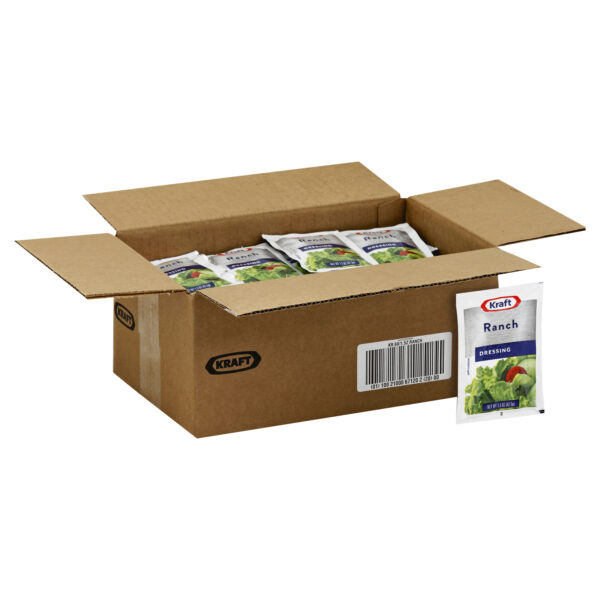 Kraft Ranch Single Serve Salad Dressing, 60 ct Casepack, 1.5 oz Packets