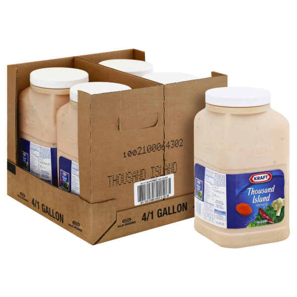 KRAFT Thousand Island Dressing, 1 gal. Pourable Jugs (Pack of 4)