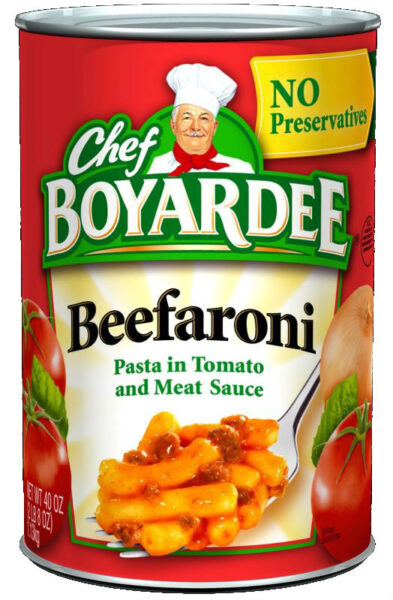 Chef Boyardee Beefaroni, 40 oz, 12 Pack