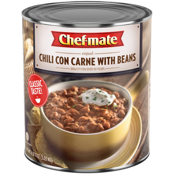 Chef-mate Original Chili Con Carne with Beans 6 x 107 ounces