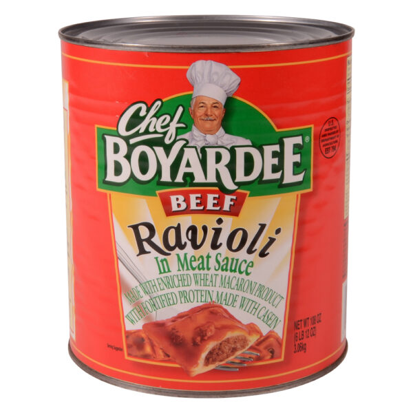 CHEF BOYARDEE Beef Ravioli With Enriched Macaroni, 108 OZ