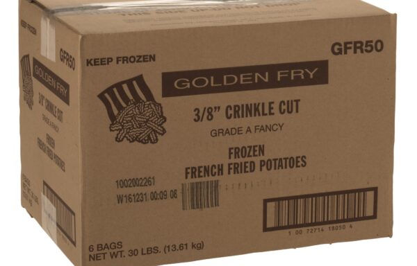 Golden Fry Crinkle Fries 3/8″