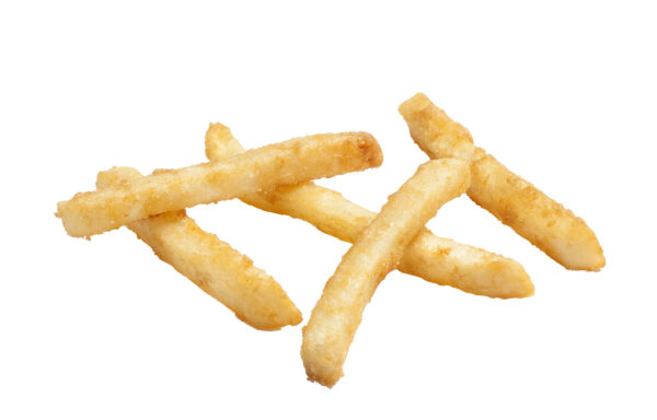Simplot Thunder Crunch Fries 3/8″ Battered Straight Cut Fries 6/5lb