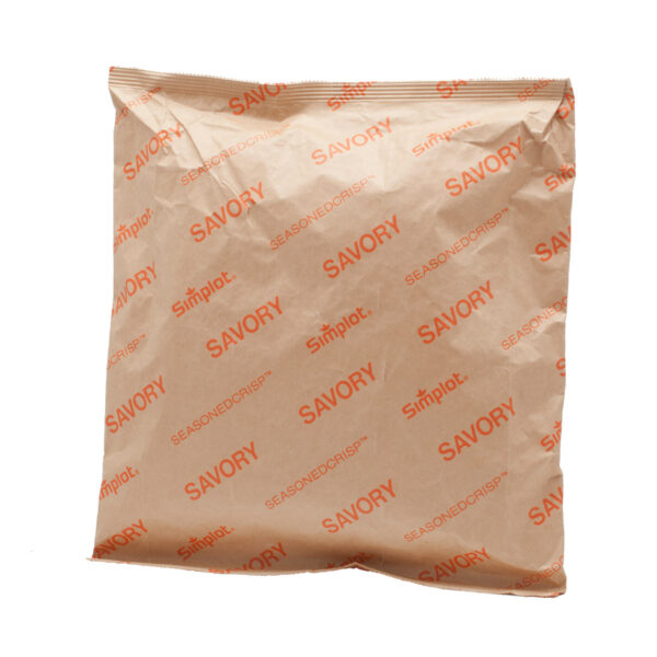 Simplot SeasonedCRISP Delivery+ Savory Battered Loops, Skin On, 6/5lb