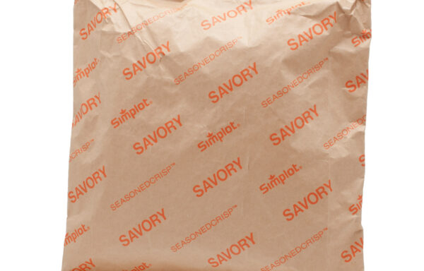 Simplot SeasonedCRISP Delivery+ Savory Battered 10 Cut Crinkle Cut Wedges, Skin On, 6/5lb
