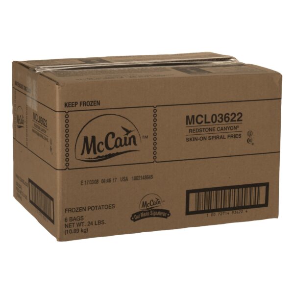 McCain Redstone Canyon Skin-On Spiral Fries