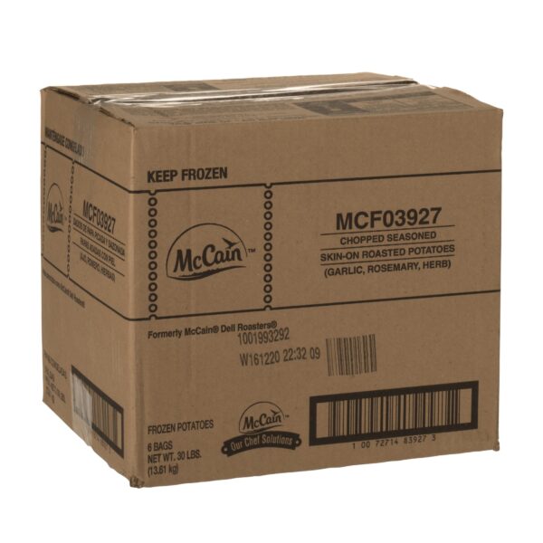 McCain Seasoned Skin-On Roasted Potato Garlic, Rosemary & Herb 1″ Diced Cubes