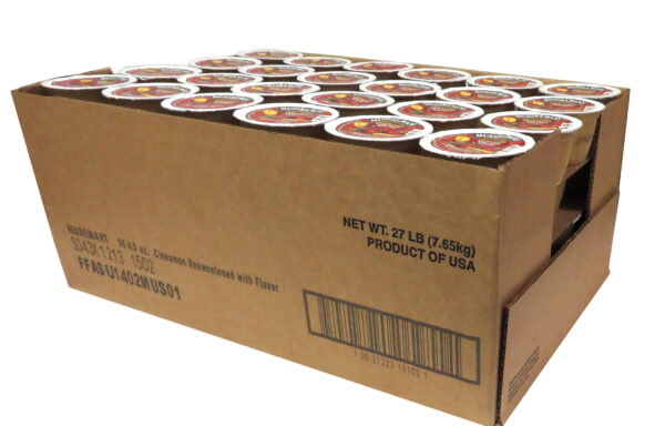 MUSSELMAN’S UNSWEETENED CINNAMON APPLE SAUCE – 96/4.5 OZ CUPS – (Meets USDA 1/2 cup fruit req)