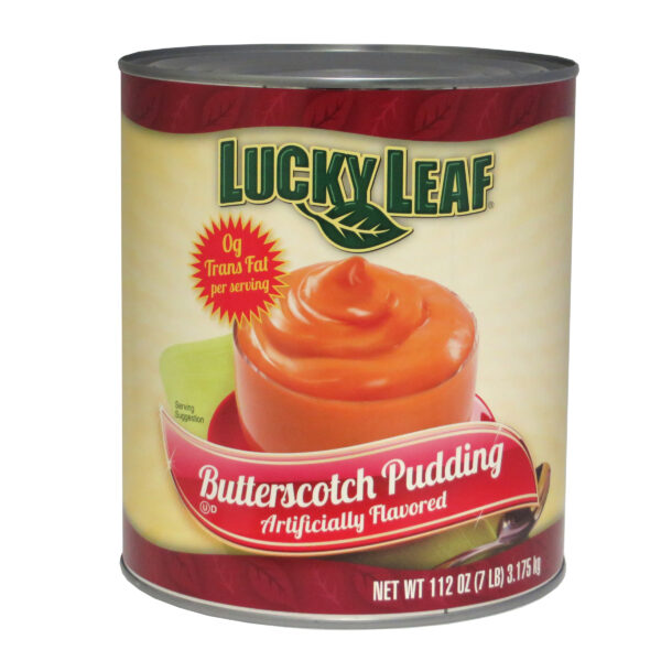 LUCKY LEAF BUTTERSCOTCH PUDDING – TFF/PHOF 3/112 Oz Cans