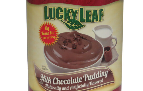 LUCKY LEAF Milk Chocolate Pudding – 0g Trans Fat per serving – 6/112 oz Cans