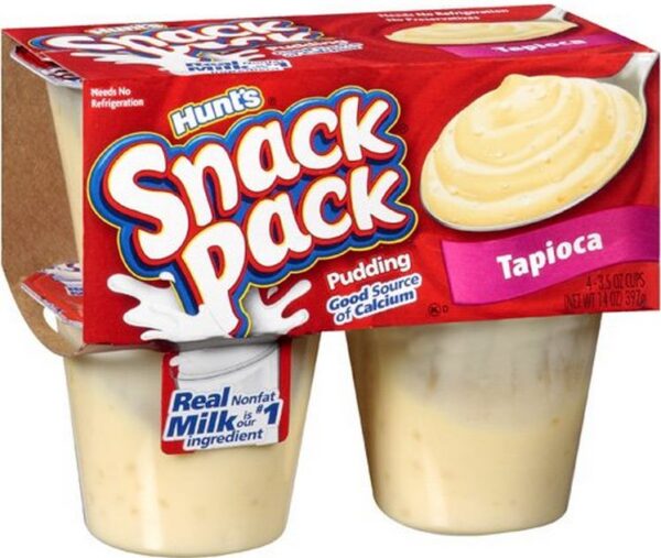 SNACK PACK TAPIOCA PUDDING 3.5 OZ