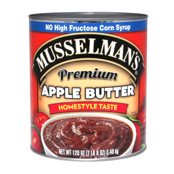 MUSSELMAN’S Premium APPLE BUTTER – 3/120 Oz Cans