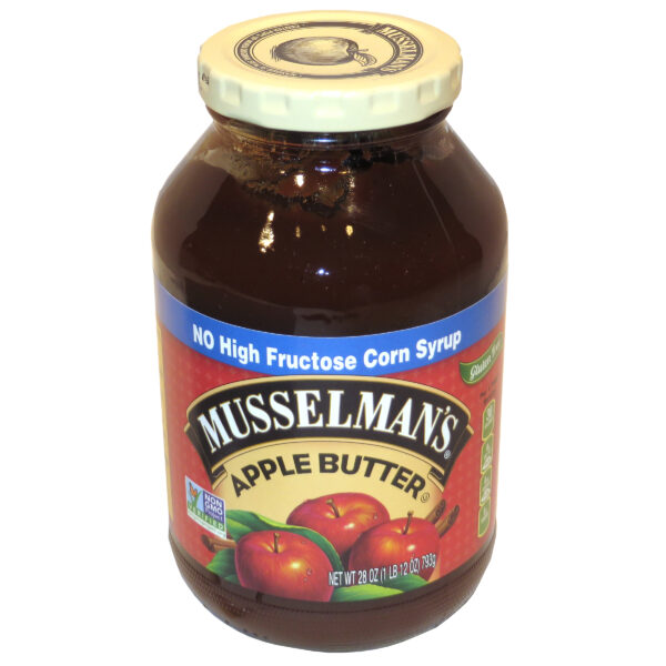 MUSSELMAN’S APPLE BUTTER, NO High Fructose Corn Syrup – 12/28 Oz Jars