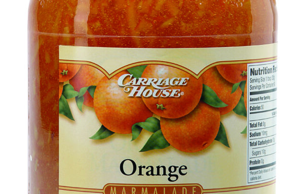 CARRIAGE HOUSE 4 LB ORANGE MARMALADE-CASE OF 6